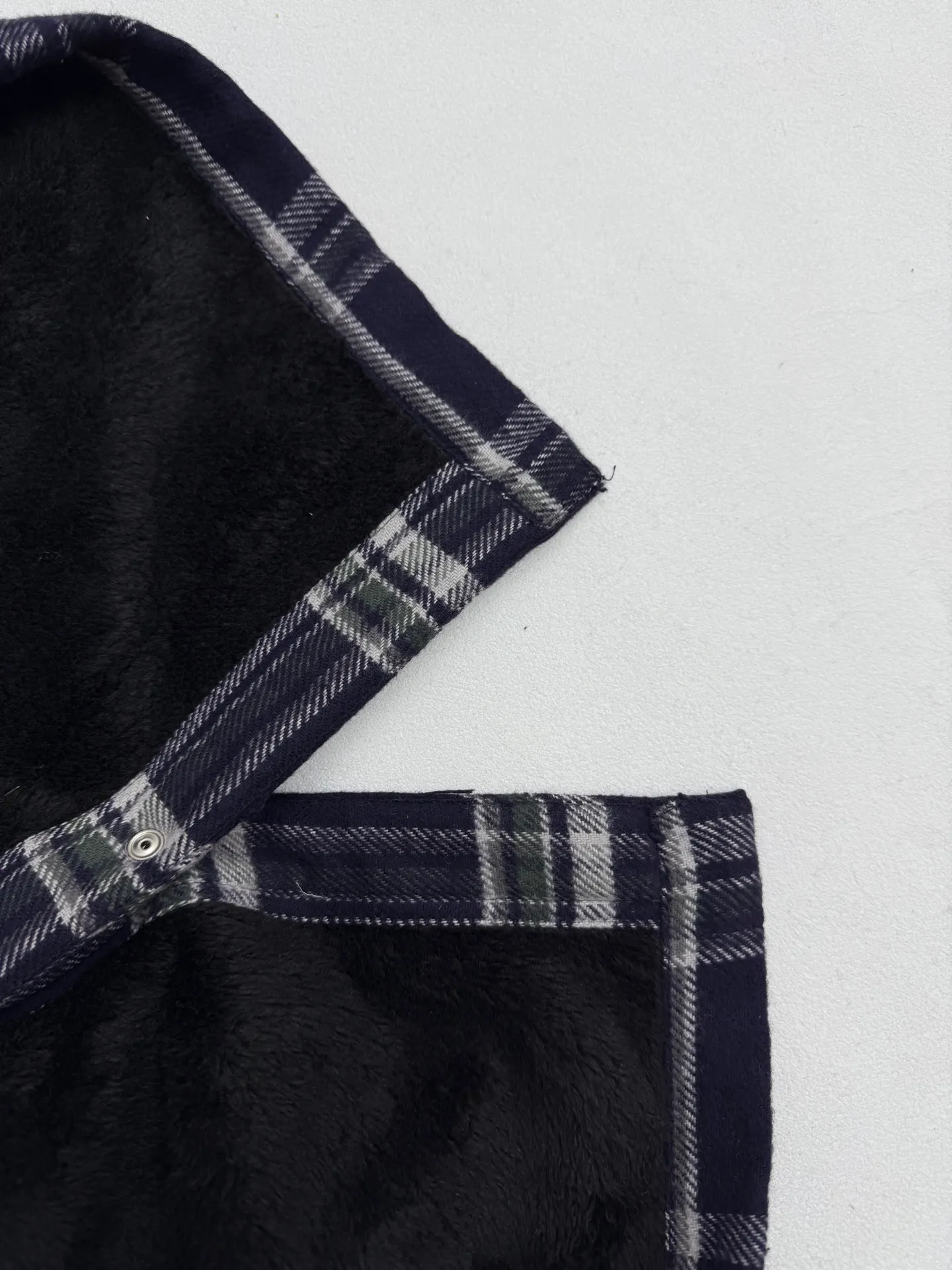 P680 Chrome Hearts Chrome Hearts Plaid Velvet Shirt Jacket S/M/L/XL
